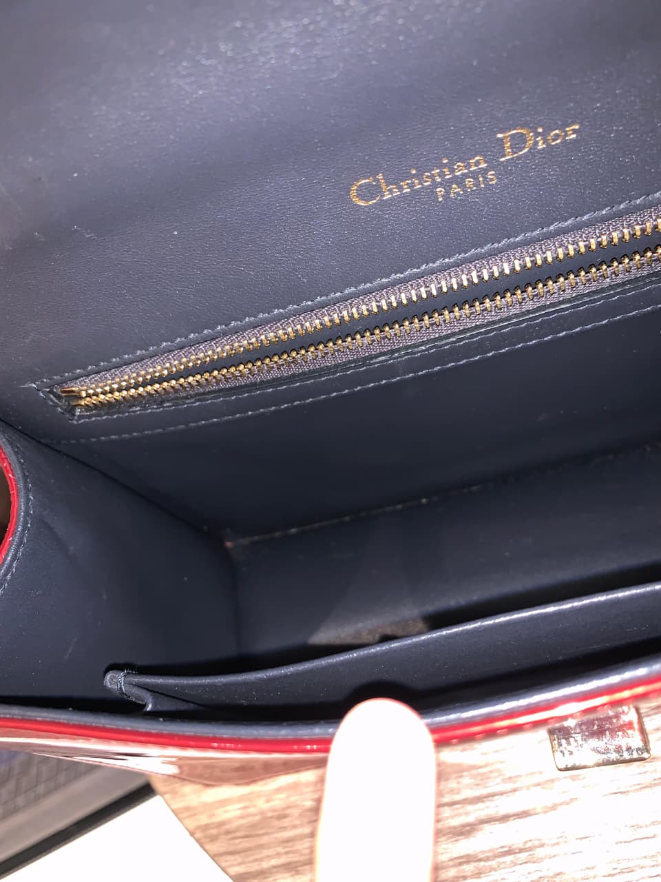 Dior Diorama Medium Metallic Red 2018 Size 25x10x16