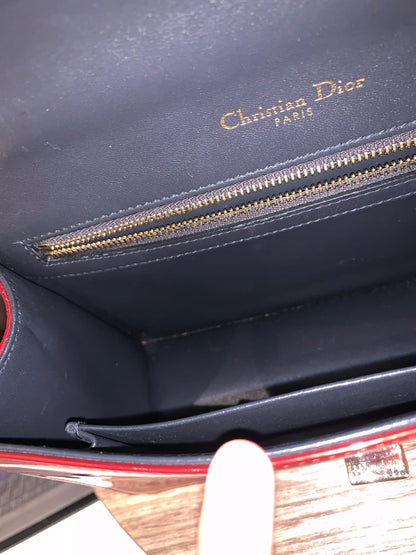 Dior Diorama Medium Metallic Red 2018 Size 25x10x16