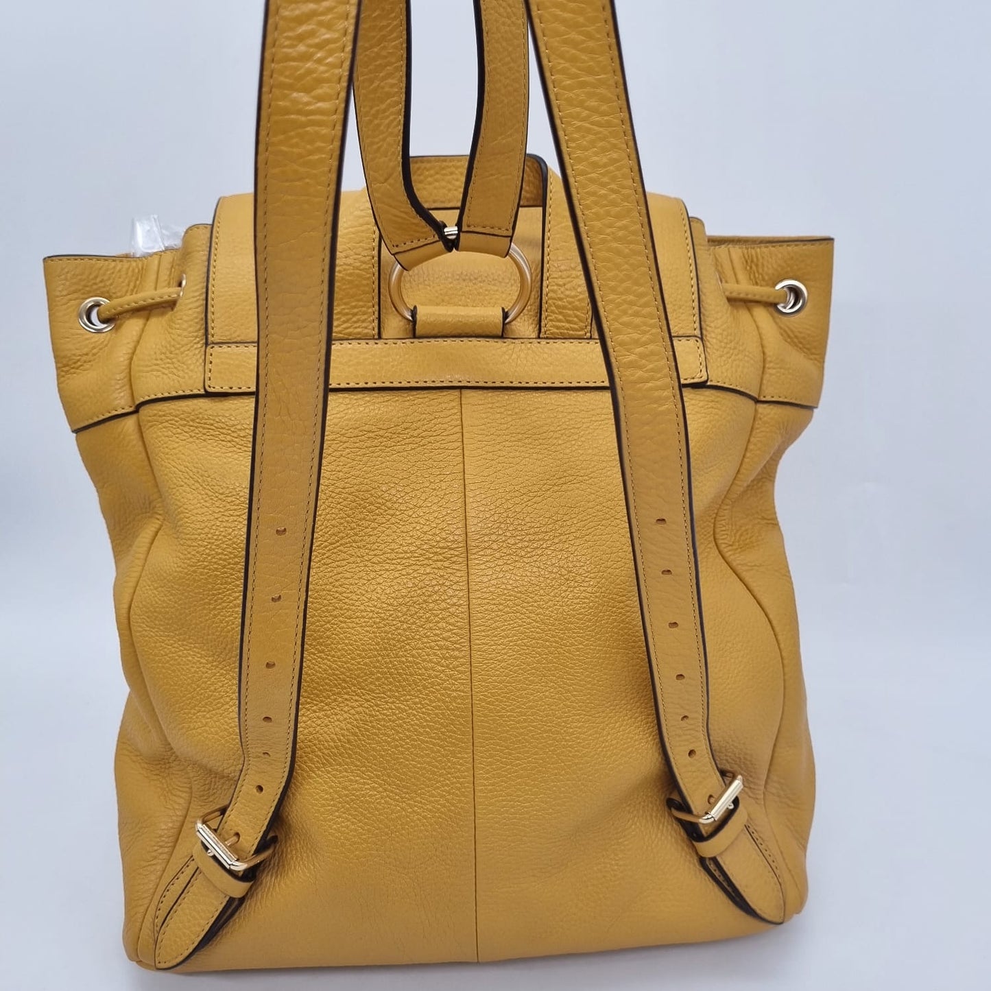 Coach Backpack Leather Yellow Size 30x12x33