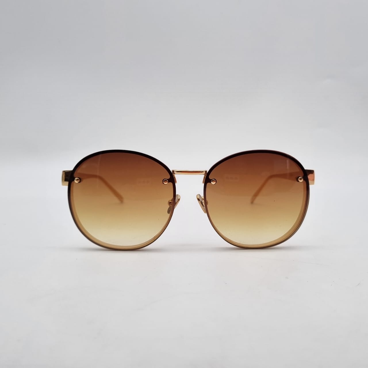 Linda Farrow Sunglasses Brwon Ombre Gold Freme