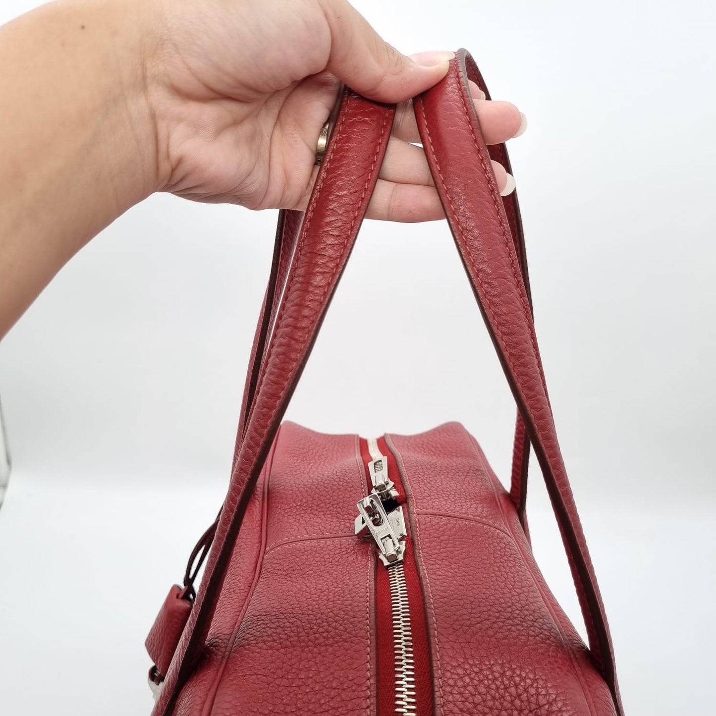 Hermes Victoria Rouge Garrance #O 2011 Size 35x17x23