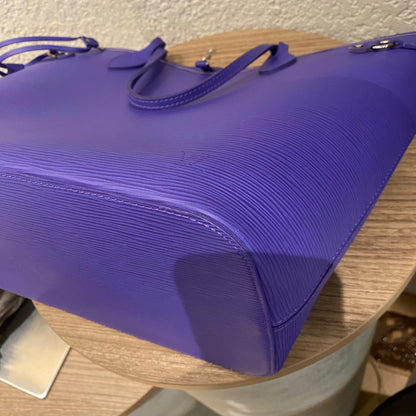 Louis Vuitton Neverfull MM Epi Leather Purple 2013 Size 32x16x30