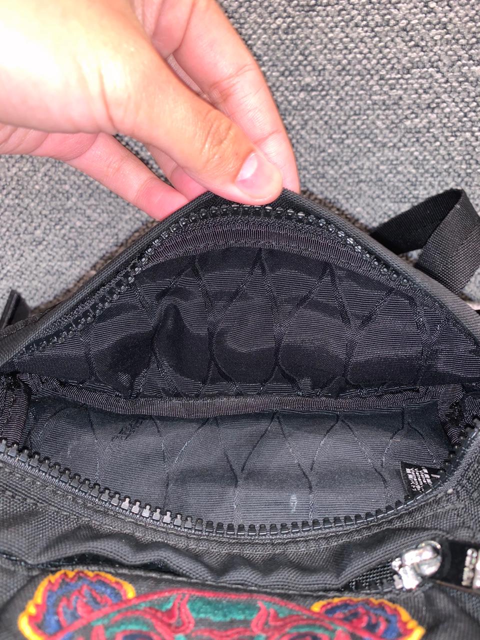 Kenzo Canvas Tiger Bumbag Black Size 29x18x11