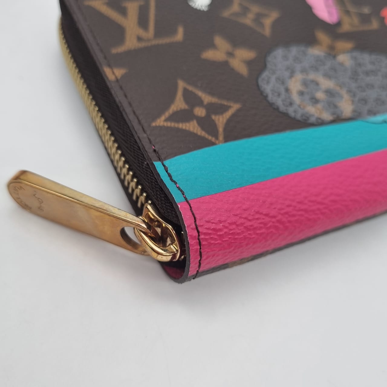 Louis Vuitton Zippy Wallet Limited Edition Multicolor 2015 Size 19x10