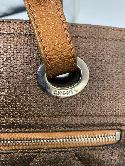 Chanel Biaritz Large Tote Bronze #13 Size 36x15x31