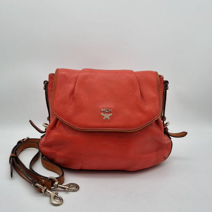 MCM Crossbody Bag Coral Size 29x26