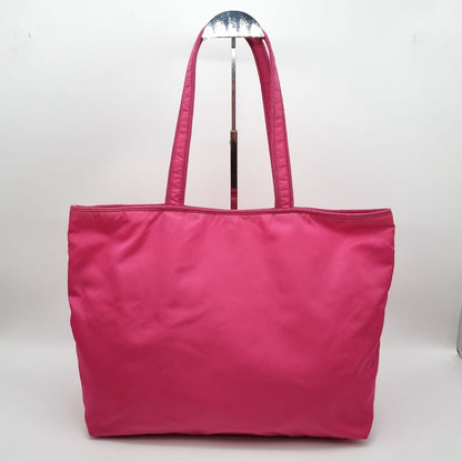 Prada Tote Bag Nylon Fuschia Size 34x14x28