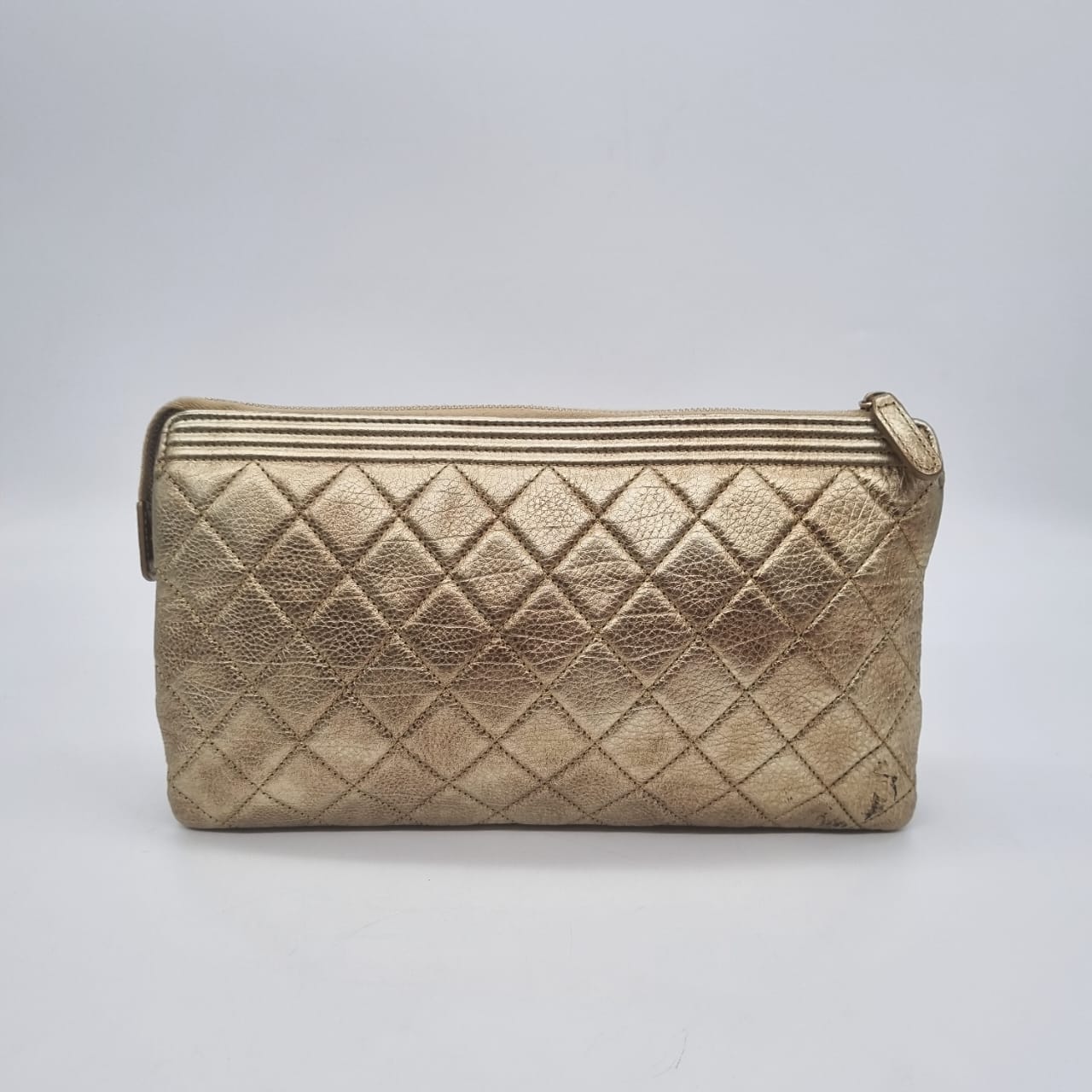 Chanel O Case Gold Champagne #21 Size 26x16