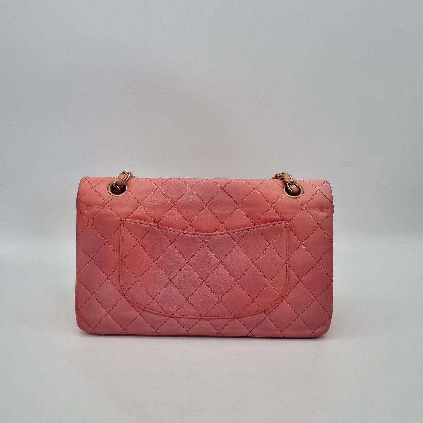 Chanel Classic Medium Pink Ombre GHW #13 Size 25x7x16