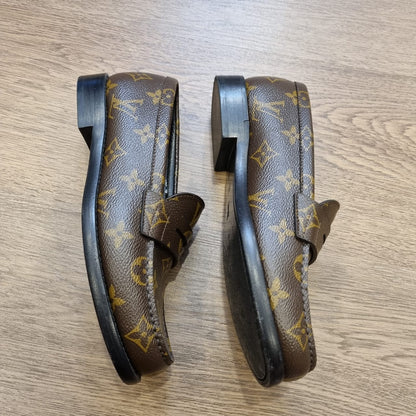 Louis Vuitton Mocasin Plano Chess Loafers Mono Size 35,5/23