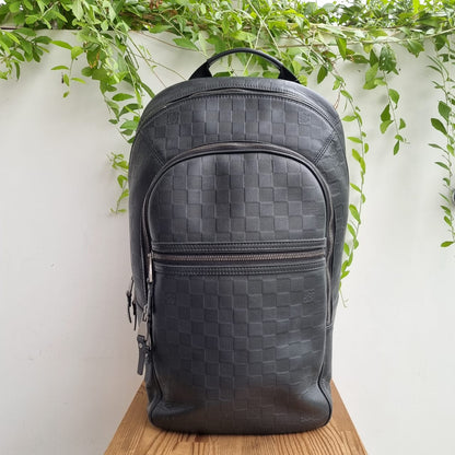 Louis Vuitton Michael Backpack Damier Graphite 2016 Size 26x19x41