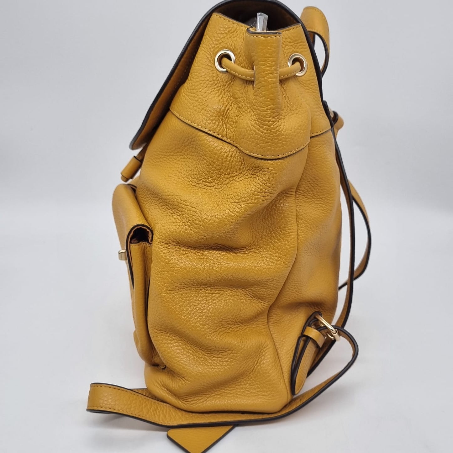 Coach Backpack Leather Yellow Size 30x12x33