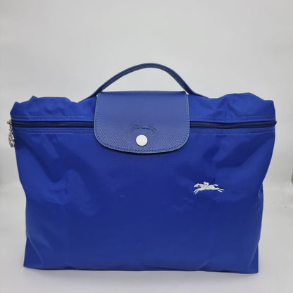 Longchamp Le Pliage Document Bag Blue Size 36x7x27