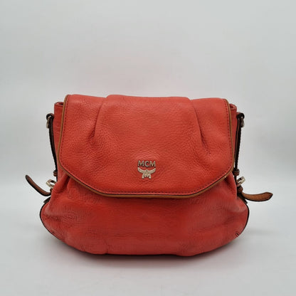 MCM Crossbody Bag Coral Size 29x26