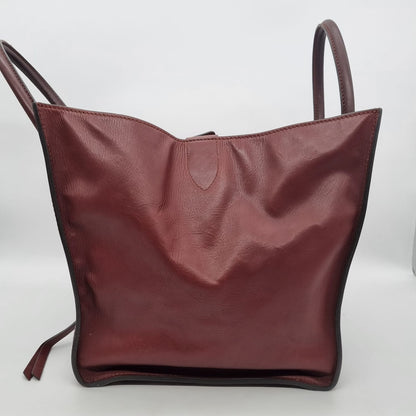 Celine Phantom Small Tote Burgundy Size 30x24x30