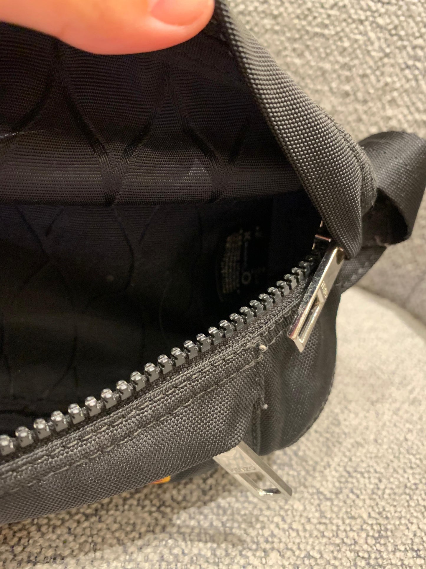 Kenzo Canvas Tiger Bumbag Black Size 29x18x11
