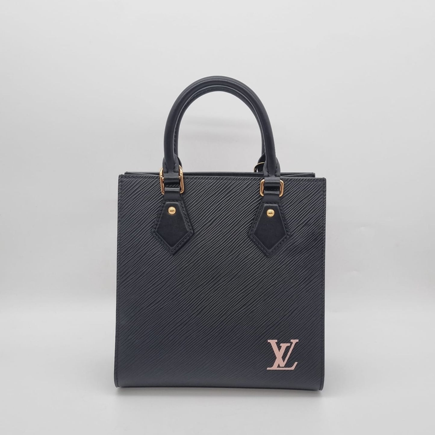 Louis Vuitton Sac Plat BB Epi Noir Black CHIP Size 21x8x22