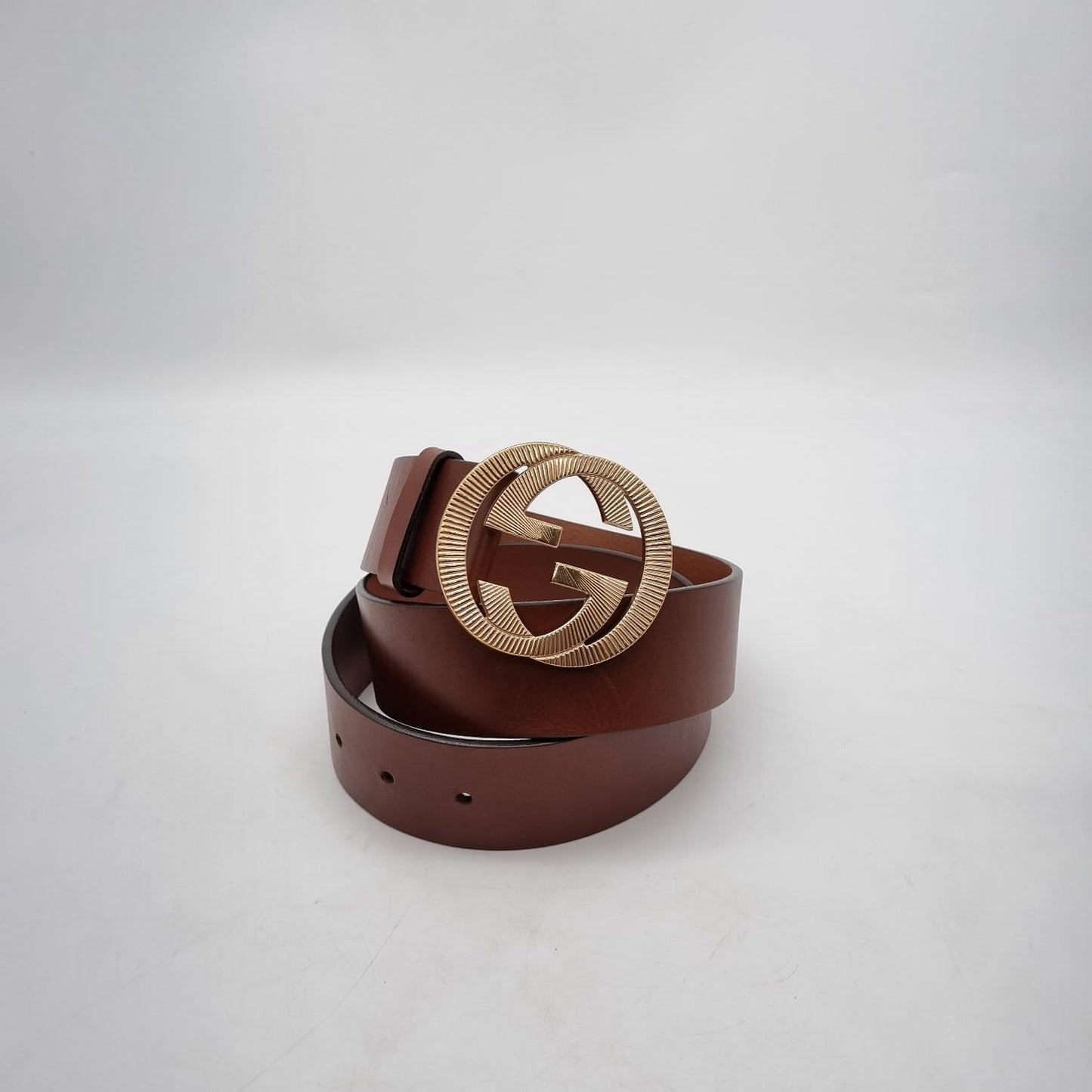 Gucci GG Belt Brown Size 85