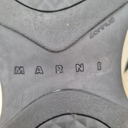 Marni Sneakers Gommus Black Blue Insole 25