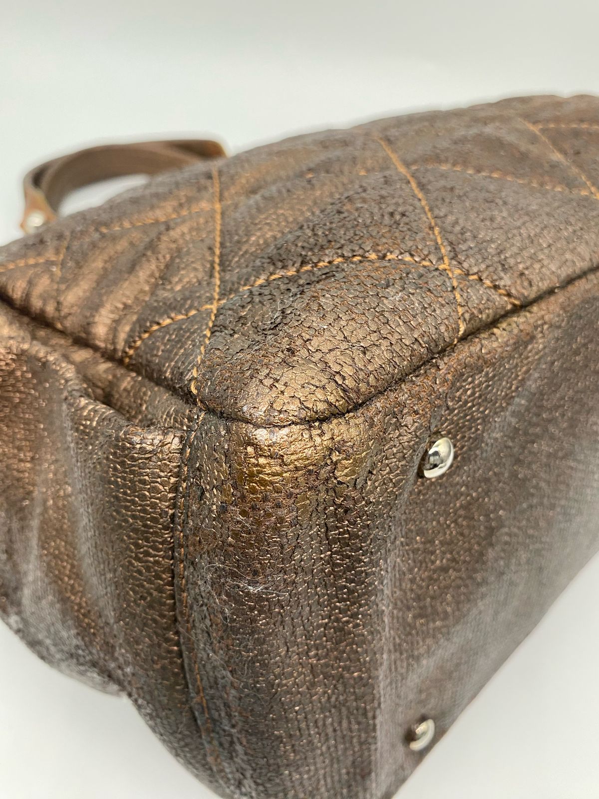 Chanel Biaritz Large Tote Bronze #13 Size 36x15x31