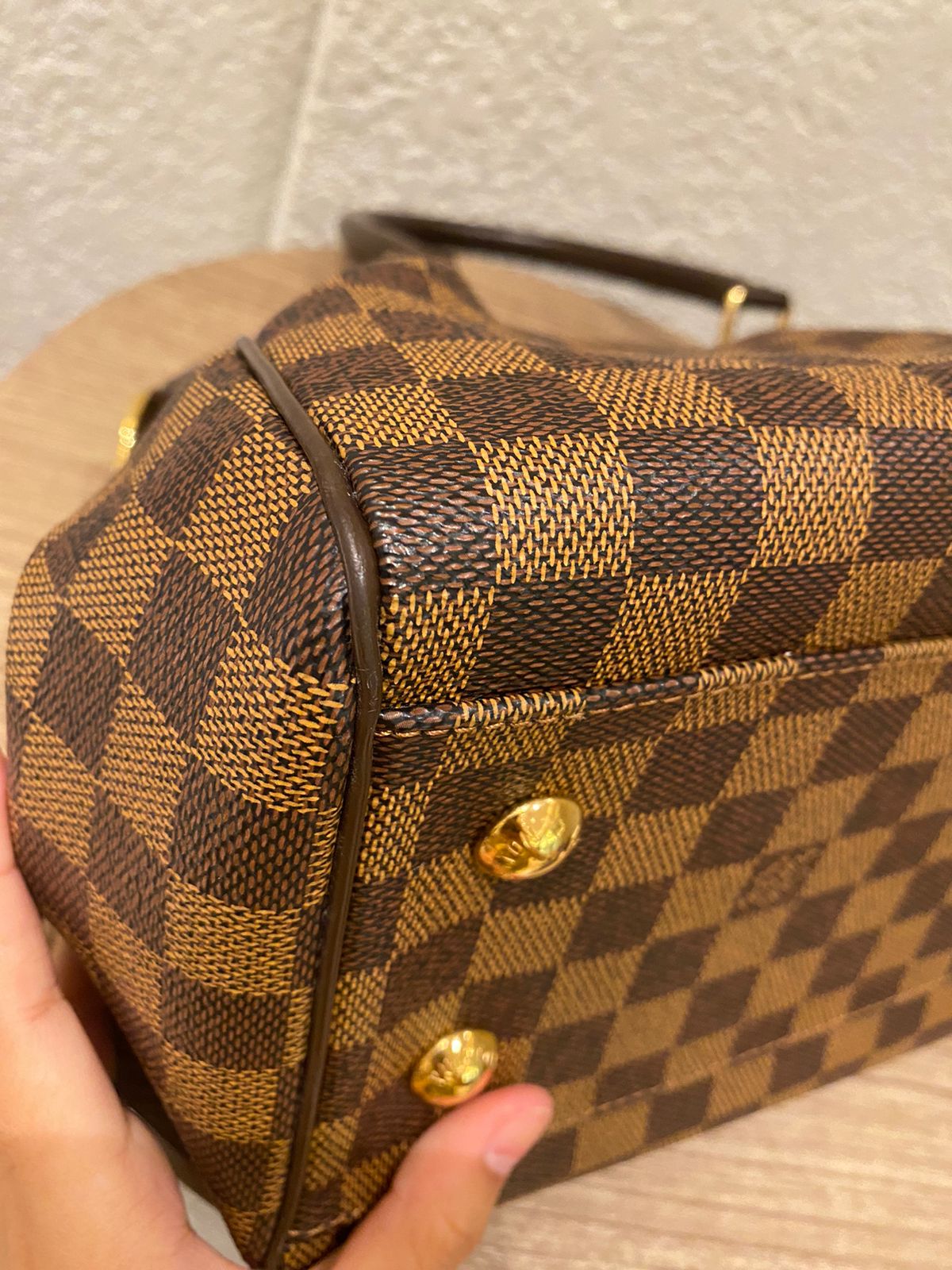 Louis Vuitton Trevi PM Damier Ebene 2012 Size34x15x25