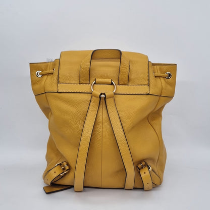 Coach Backpack Leather Yellow Size 30x12x33