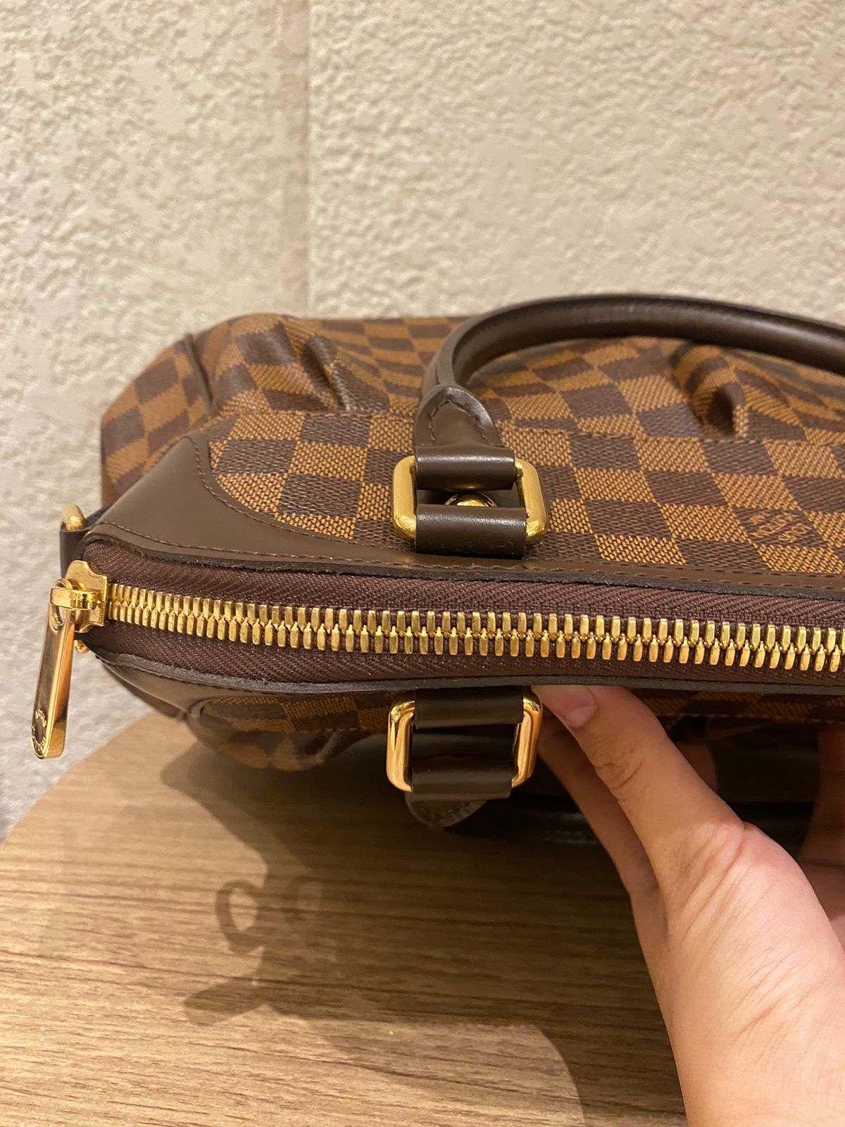 Louis Vuitton Trevi PM Damier Ebene 2012 Size34x15x25