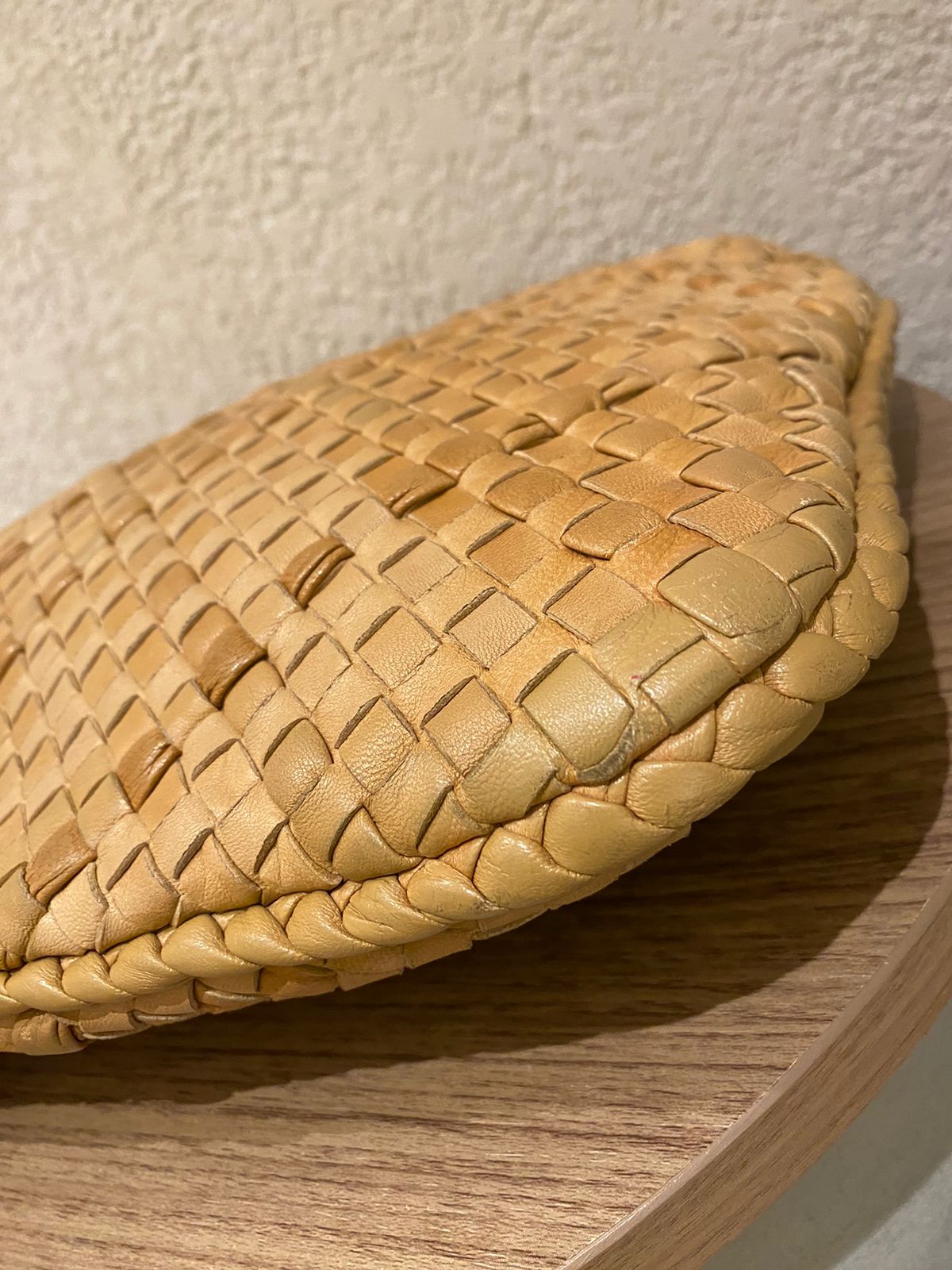 Bottega Veneta Hobo Medium Beige Size 45x30