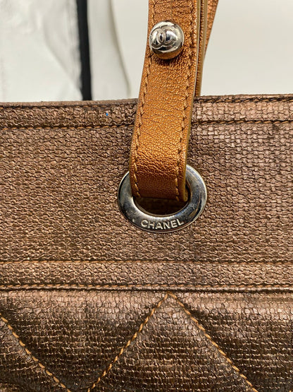 Chanel Biaritz Large Tote Bronze #13 Size 36x15x31