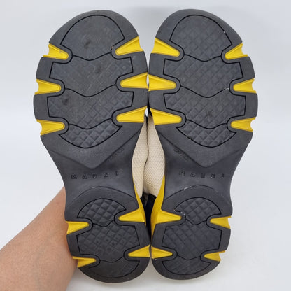 Marni Sneakers Gommus Black Blue Insole 25