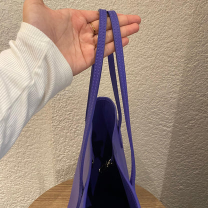 Louis Vuitton Neverfull MM Epi Leather Purple 2013 Size 32x16x30
