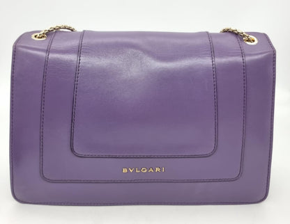 Bvlgari Medium Serpenti Forever Crossbody Bag Purple Size 27x5x20