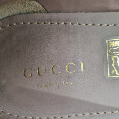 Gucci Kids Girls GG Canvas Ballerina Size 35/23,5
