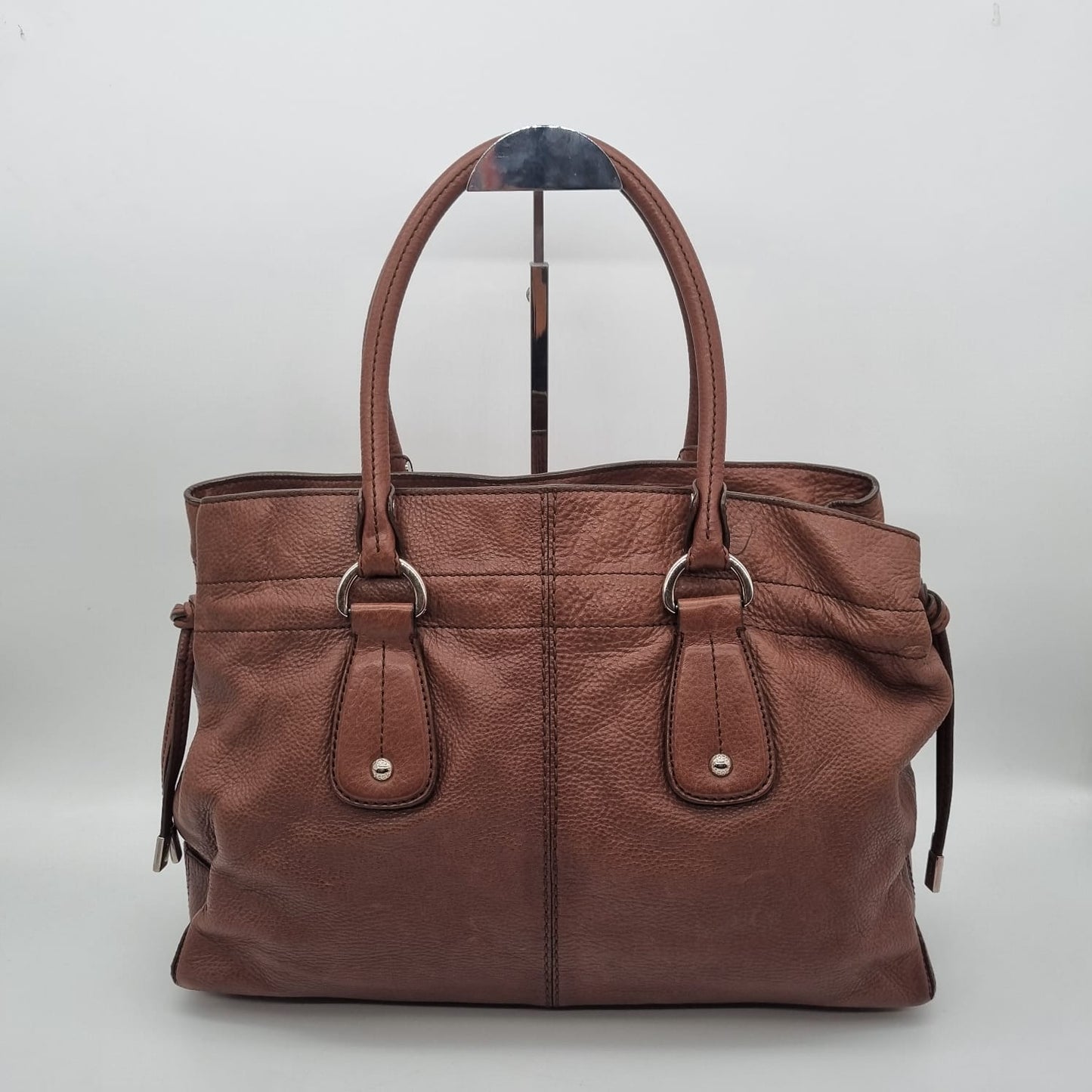 Tod's Shoulder Bag Large Brown Size 38x13x23