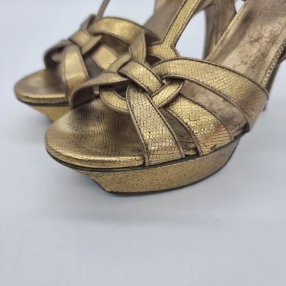 Yves Saint Laurent Tribute Gold Metalic Size 38/25