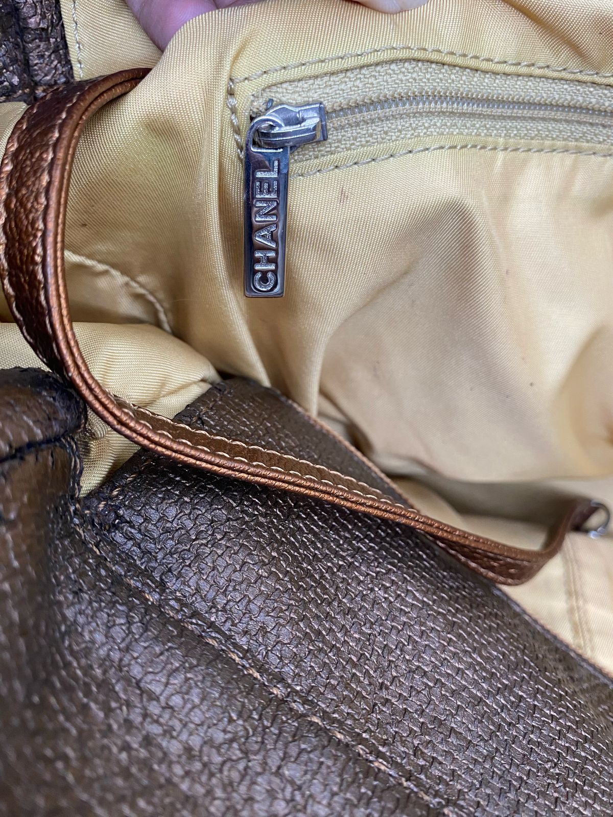 Chanel Biaritz Large Tote Bronze #13 Size 36x15x31