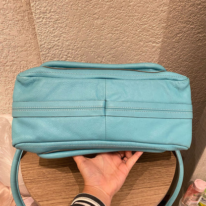 Chloe Paraty Leather Blue Sky Size 37x15x22