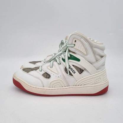 Gucci Demetra GG Supreme Women Basket White Size 33/21