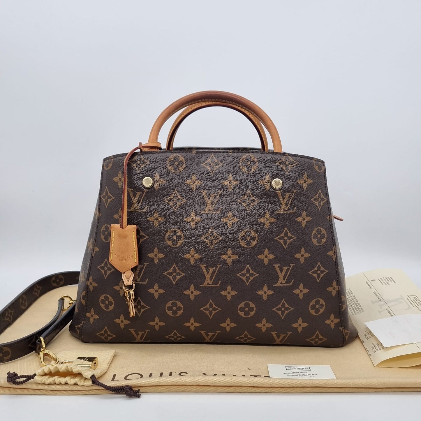 Louis Vuitton Montaigne MM Monogram 2016 Size 29x11x22