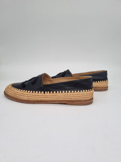 Chanel CC Espadrilles Black Size 39/25cm