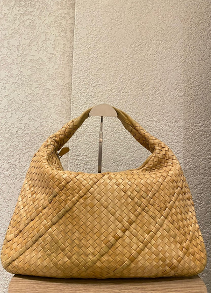 Bottega Veneta Hobo Medium Beige Size 45x30