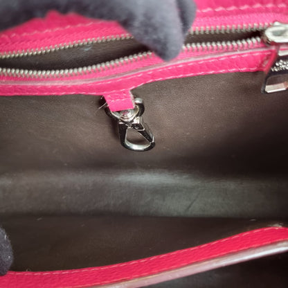 Louis Vuitton Capucine BB Fuschia 2014 Size 27x9x17