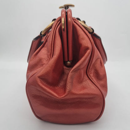 Marc Jacob Shoulder Bag Coral Metalic Size 35x10x26