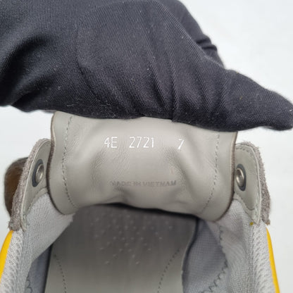 Prada Sneaker Suede Grey Yellow Size 7/27
