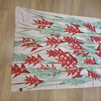 Patek Phillipe Scarf Pink Flower Size 200x100