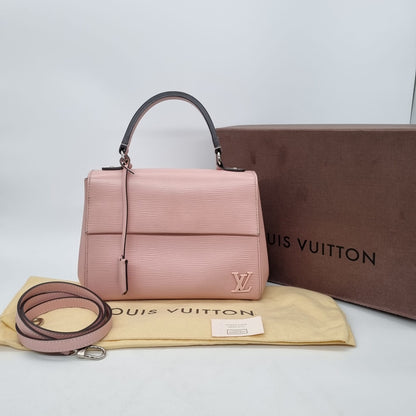 Louis Vuitton Cluny BB Epi Leather Pink Poudre 2015 Size 26x10x20