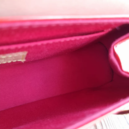 Louis Vuitton Vernish Biscayne Bay PM Shoulder Bag Red 2004 Size 31x8x18