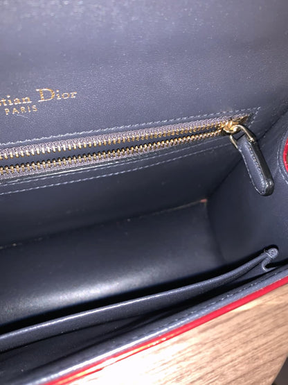 Dior Diorama Medium Metallic Red 2018 Size 25x10x16