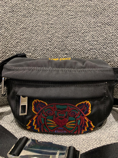 Kenzo Canvas Tiger Bumbag Black Size 29x18x11