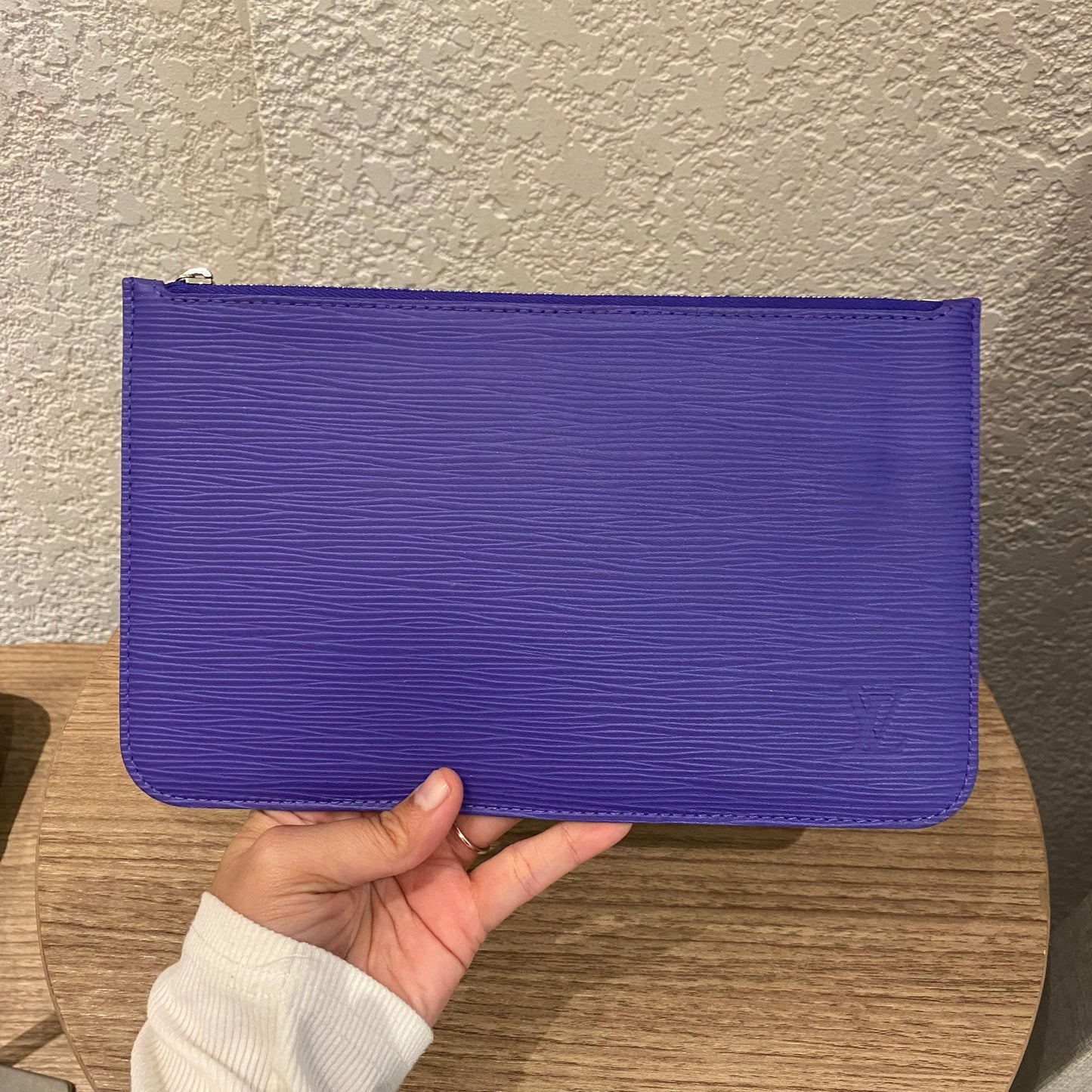 Louis Vuitton Neverfull MM Epi Leather Purple 2013 Size 32x16x30